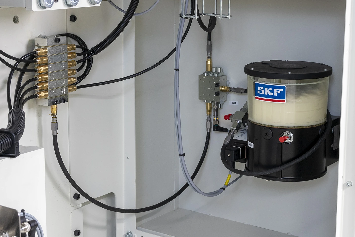 automatisk smörjning i en kantvik forma z