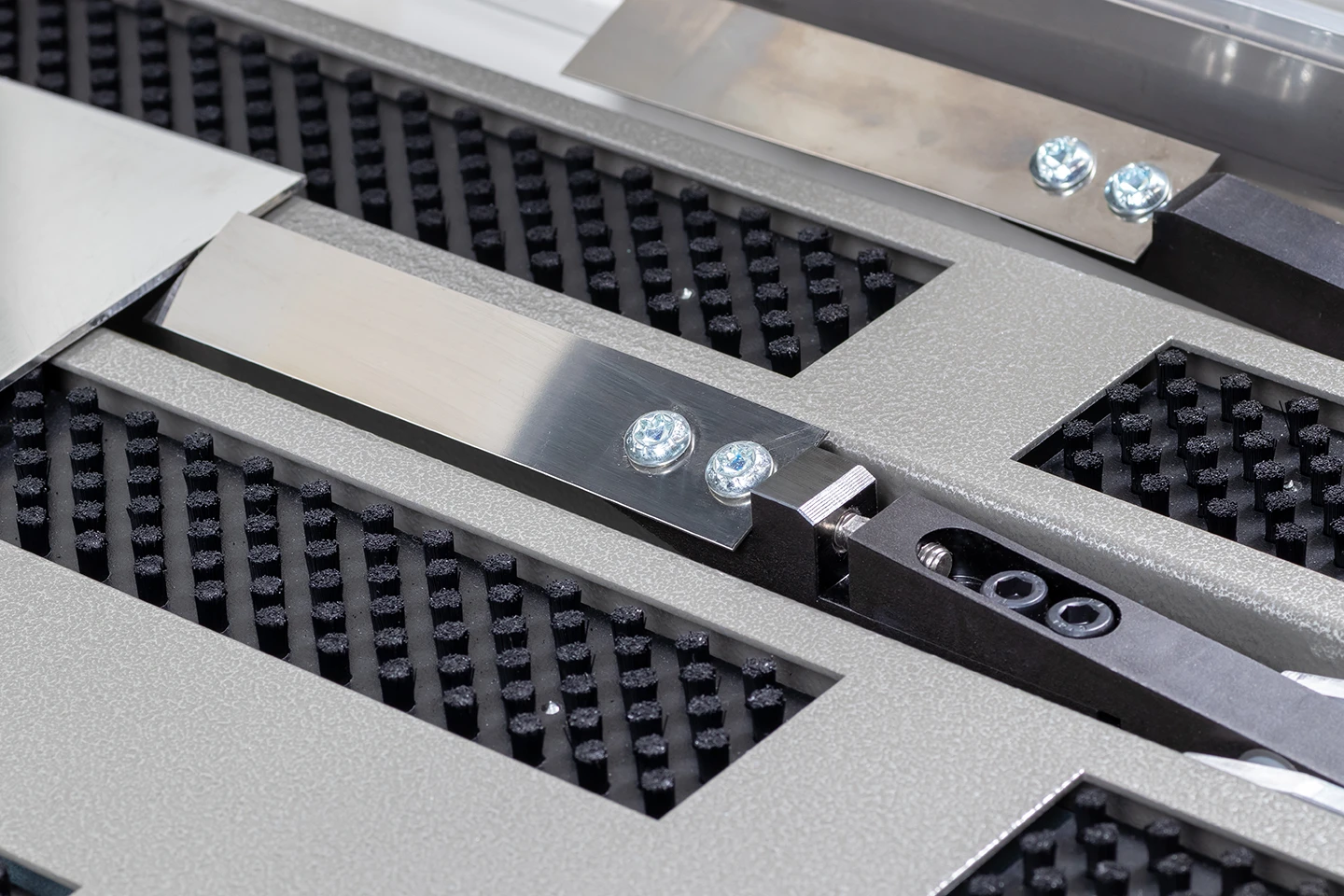 anslagsfingrar för manuell konisk bockning i anslagsbord tillkantvikmaskin