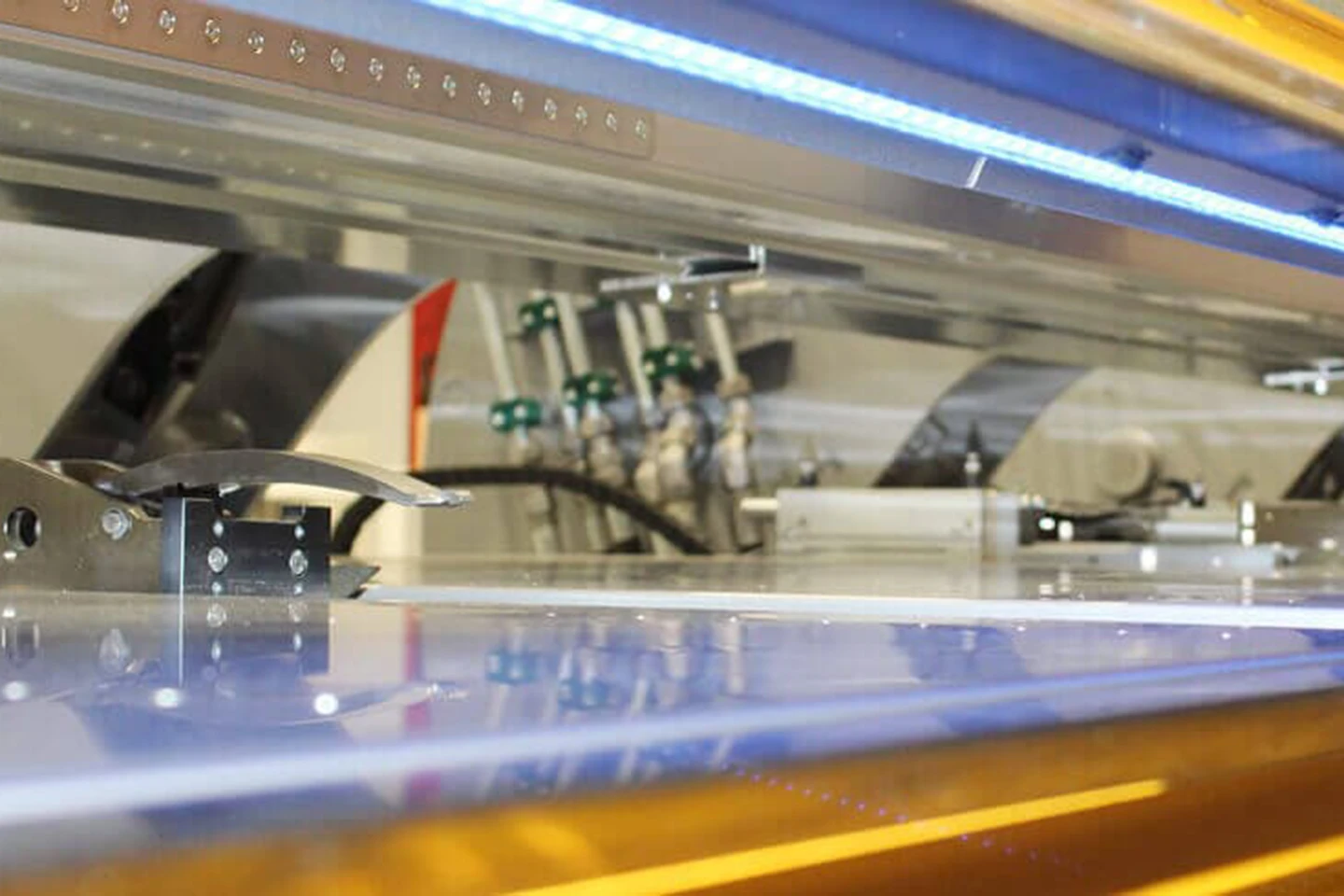 led belysning i en thalmann långbockare för ökad säkerhet