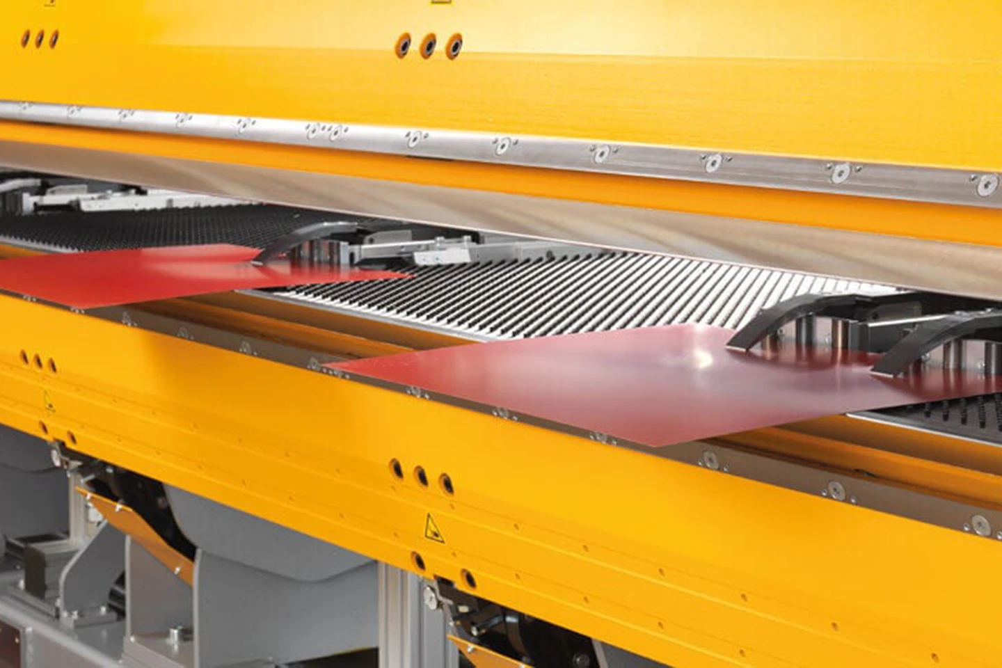 gripklor i sektioner på anslaget på en thalmann långbockare