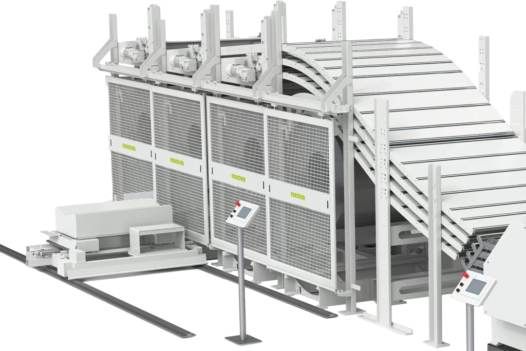 materialbanor för plåt i en multicoillina mot vit bakgrund