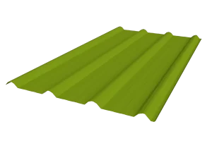 renderad plåtprofil super-40 mot vit bakgrund